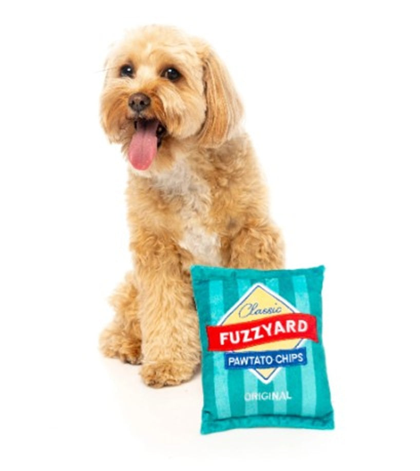 FuzzYard Pawtato Plush Dog Toy with Squeaker