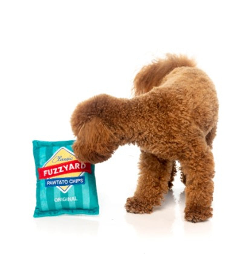 FuzzYard Pawtato Plush Dog Toy with Squeaker