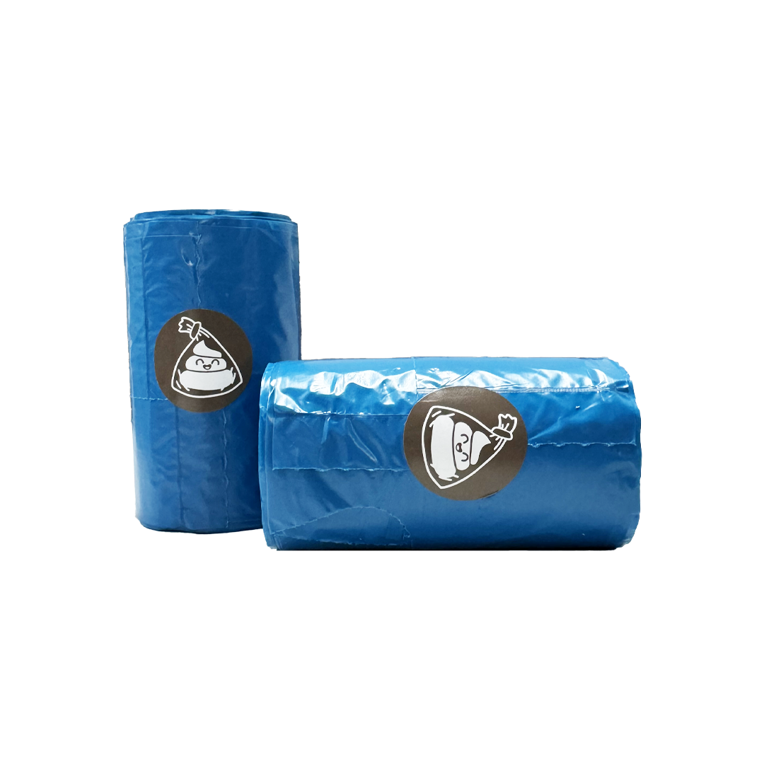 Care For The Good Ocean Breeze Scented Poop Bags with Handles 120pcs – Easy Tie, Eco-Friendly & Refreshing