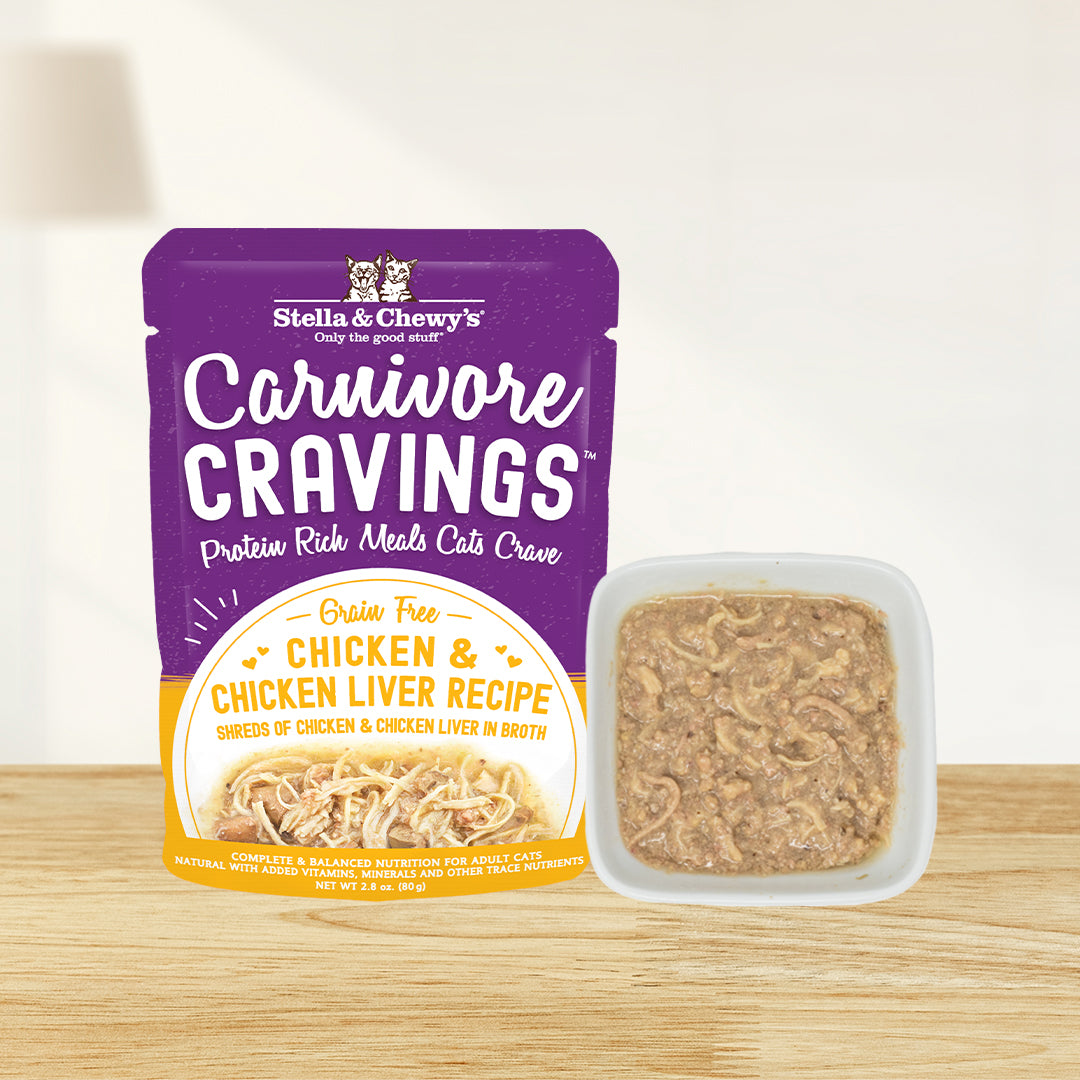 Stella and Chewy’s Carnivore Cravings Purrfect Pâté Chicken and Liver in Broth 5.2oz