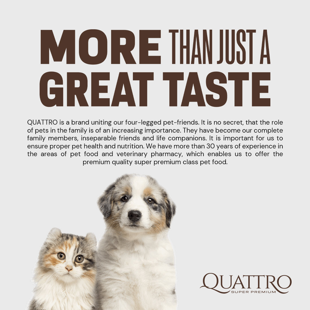 Quattro Duck Adult All Breed No Grain Dry Dog Food 1.5kg/12kg