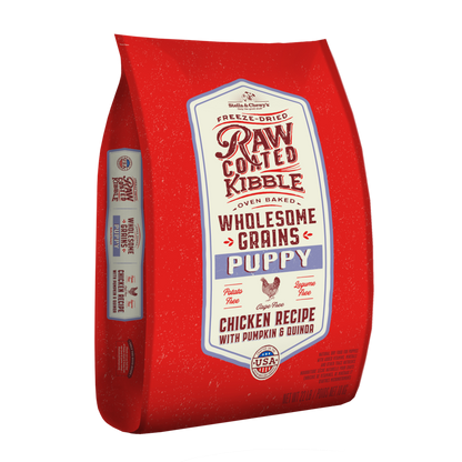 Stella & Chewy’s Raw Coated Kibble with Wholesome Grains Chicken, Pumpkin & Quinoa for Puppies 22LB