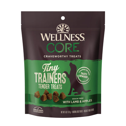 Wellness CORE Tiny Trainers Lamb & Apple Grain Free Dog Treats 6oz