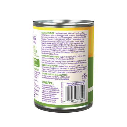 Wellness Complete Health Lamb & Beef Stew with Brown Rice & Apples Canned Dog Food 354g