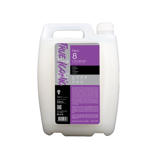 True Iconic R Texture Bath Dog Shampoo 1 Gallon for Harsh and Wire Coats