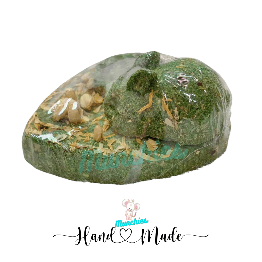 Munchies Rabbit-Themed Birthday Hay Cake (7–10cm) – Natural Celebration Treat