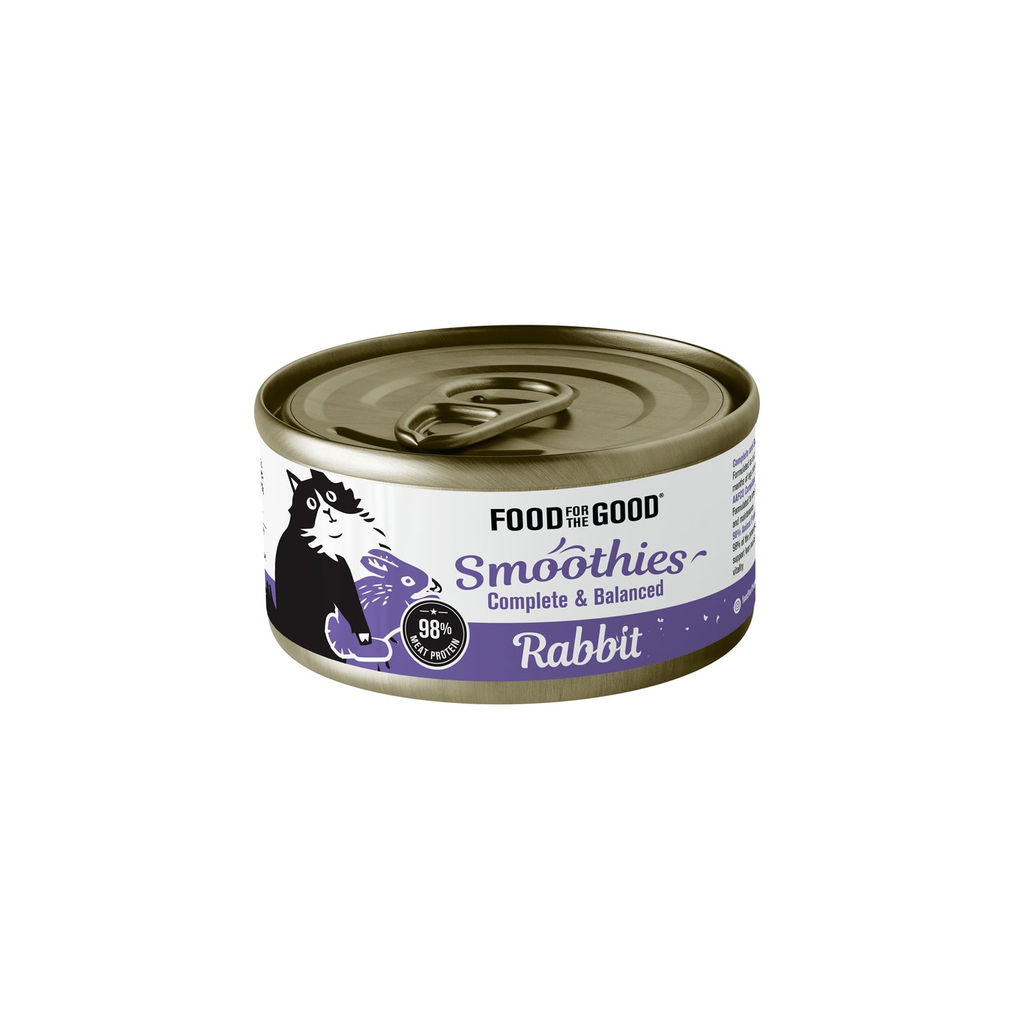 Food For The Good Smoothies Duck Complete & Balanced Canned Cat Food 80g