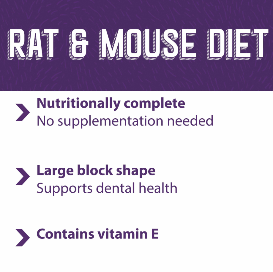Mazuri Rat & Mouse Diet – Complete Nutrition for Rodents Lab Block