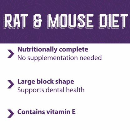 Mazuri Rat & Mouse Diet – Complete Nutrition for Rodents Lab Block