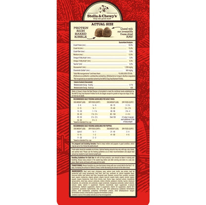 Stella & Chewy’s Grass Fed Beef Raw Coated Kibble for Dogs 3.5LB