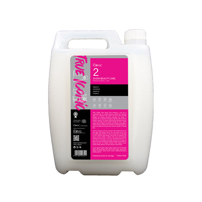 True Iconic Show Beauty Care Dog Conditioner for Soft Healthy Coats 1 Gallon