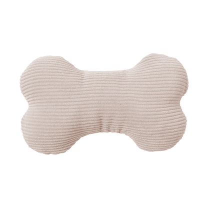 FuzzYard Life Bone Plush Dog Toy Sandstone