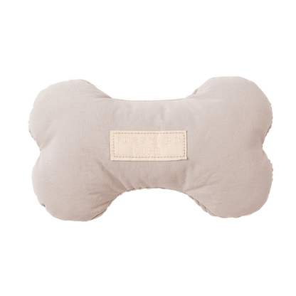 FuzzYard Life Bone Plush Dog Toy Sandstone