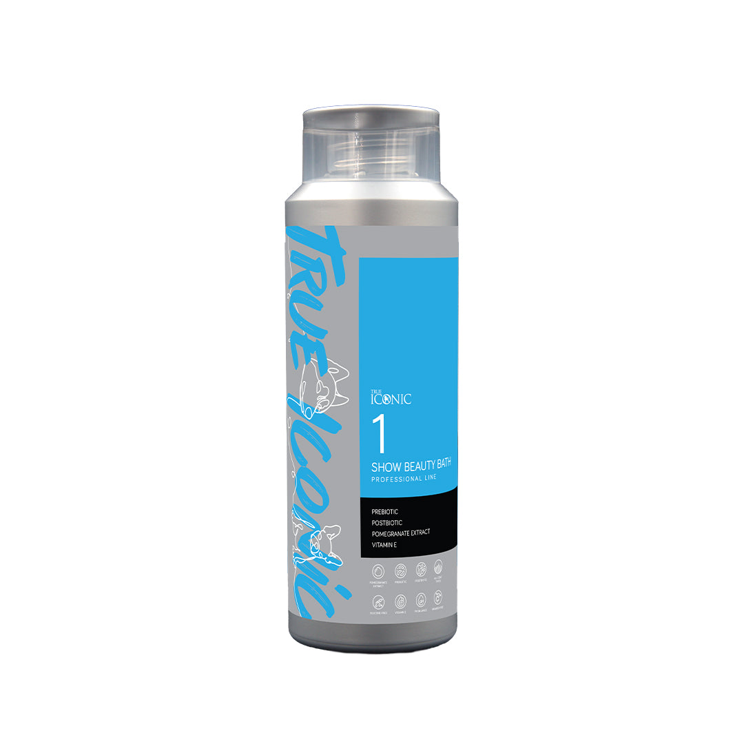 True Iconic Show Beauty Bath Gentle Dog Shampoo for Sensitive Skin 400ml