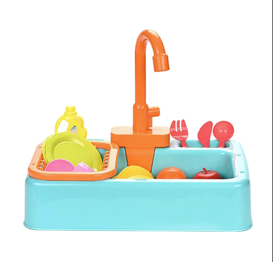 Munchies Interactive Pet Enrichment Play Sink – Water Foraging Toy for Small Pets