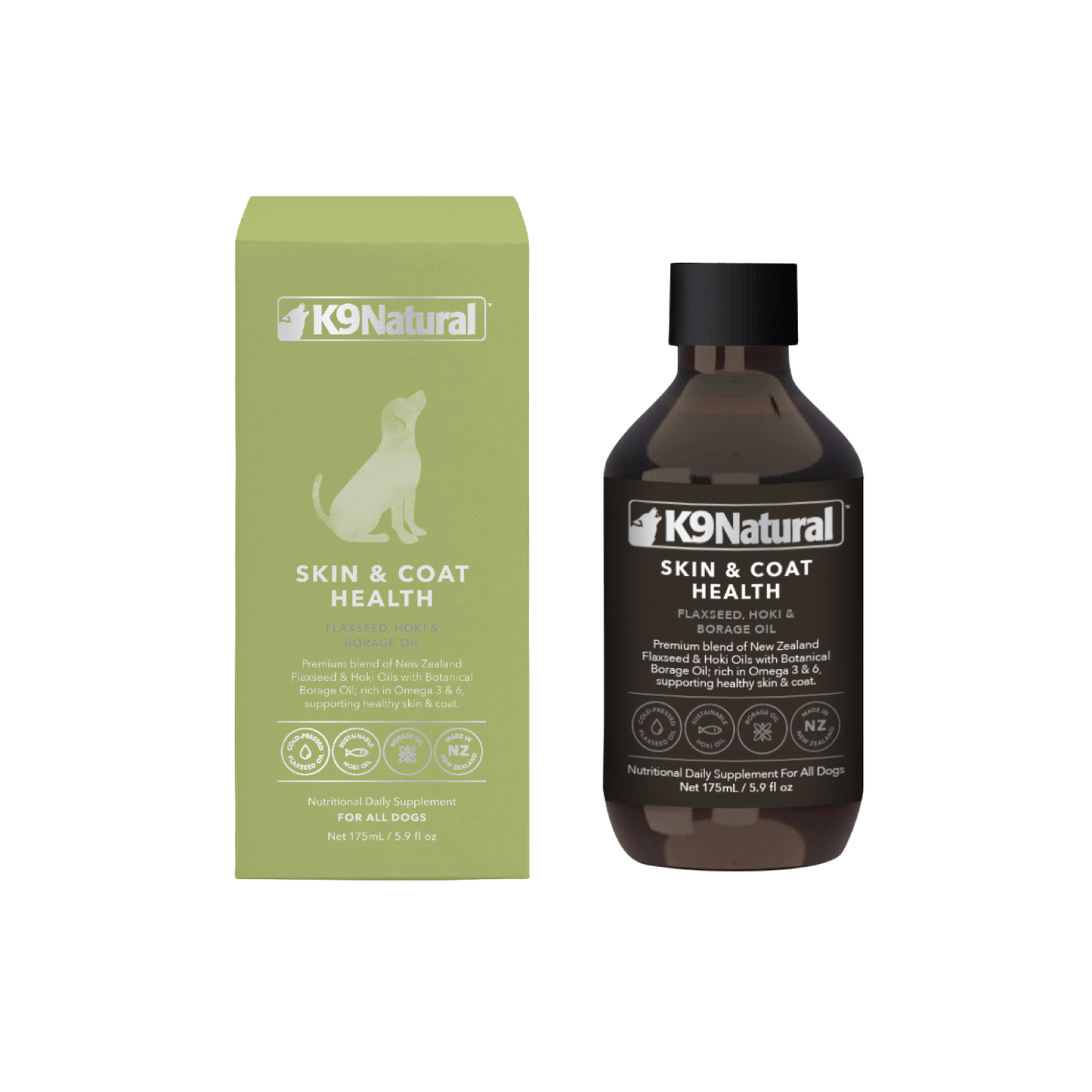 K9 Natural Skin & Coat Health Oil for Dogs – 175ml