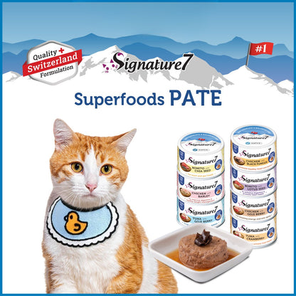 Signature7 Superfoods Tuna & Cranberry Cat Pate (Sunday) 80g