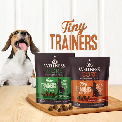 Wellness CORE Tiny Trainers Lamb & Apple Grain Free Dog Treats 6oz