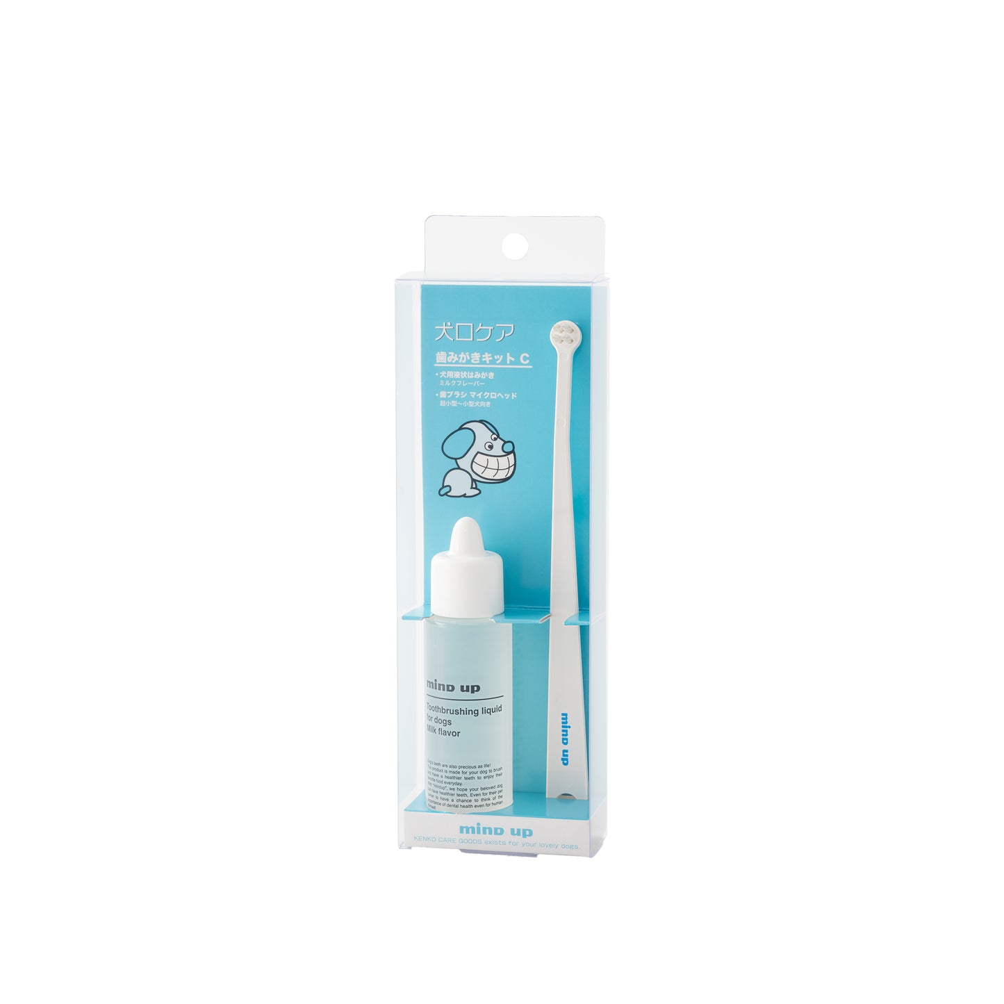 Mind Up Kenko Care Toothbrushing Kit C Micro Head for Dogs