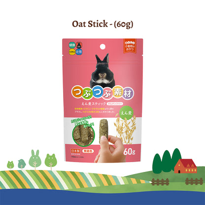 Hi-Pet Tsubu Tsubu Sozai Oat Stick Treats for Rabbits & Small Pets – 60g