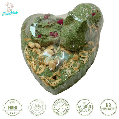 Munchies Rabbit-Themed Birthday Hay Cake (7–10cm) – Natural Celebration Treat