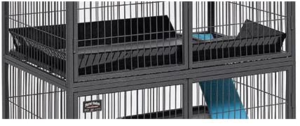 MidWest Nation Upper Scatter Guard – Mess Control Shield for Ferret & Critter Nation Cages