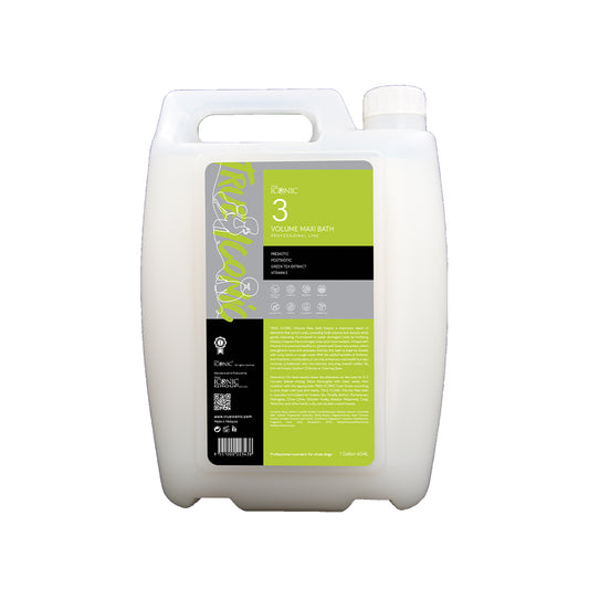 True Iconic Volume Maxi Bath Dog Shampoo for Fuller Thicker Coats 1 Gallon