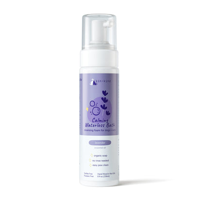 kin+kind Calming Waterless Pet Bath Lavender 8oz