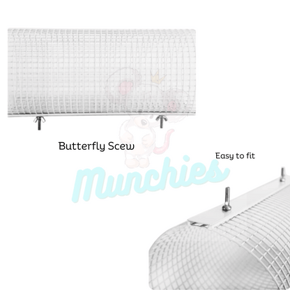 Munchies Wire Mesh Tunnel – Durable Metal Hideout for Rats, Hamsters & Small Pets