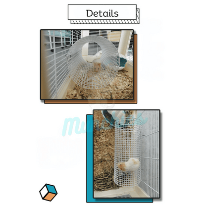 Munchies Wire Mesh Tunnel – Durable Metal Hideout for Rats, Hamsters & Small Pets