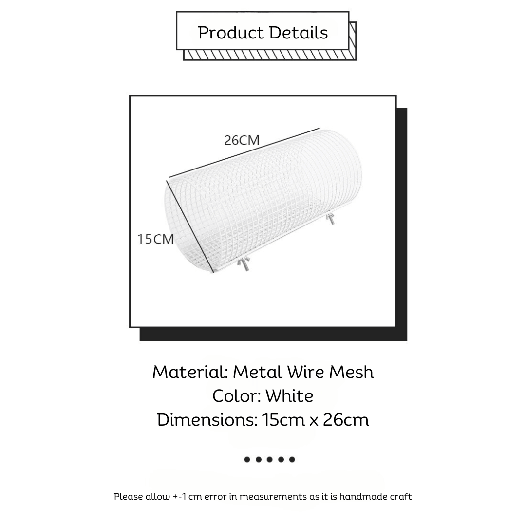Munchies Wire Mesh Tunnel – Durable Metal Hideout for Rats, Hamsters & Small Pets