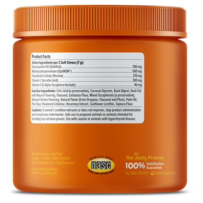 Zesty Paws Hip & Joint Mobility Bites Dog Supplement Chews 90ct