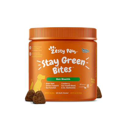 Zesty Paws Probiotic Bites Dog Supplement Chews 90ct Gut Support