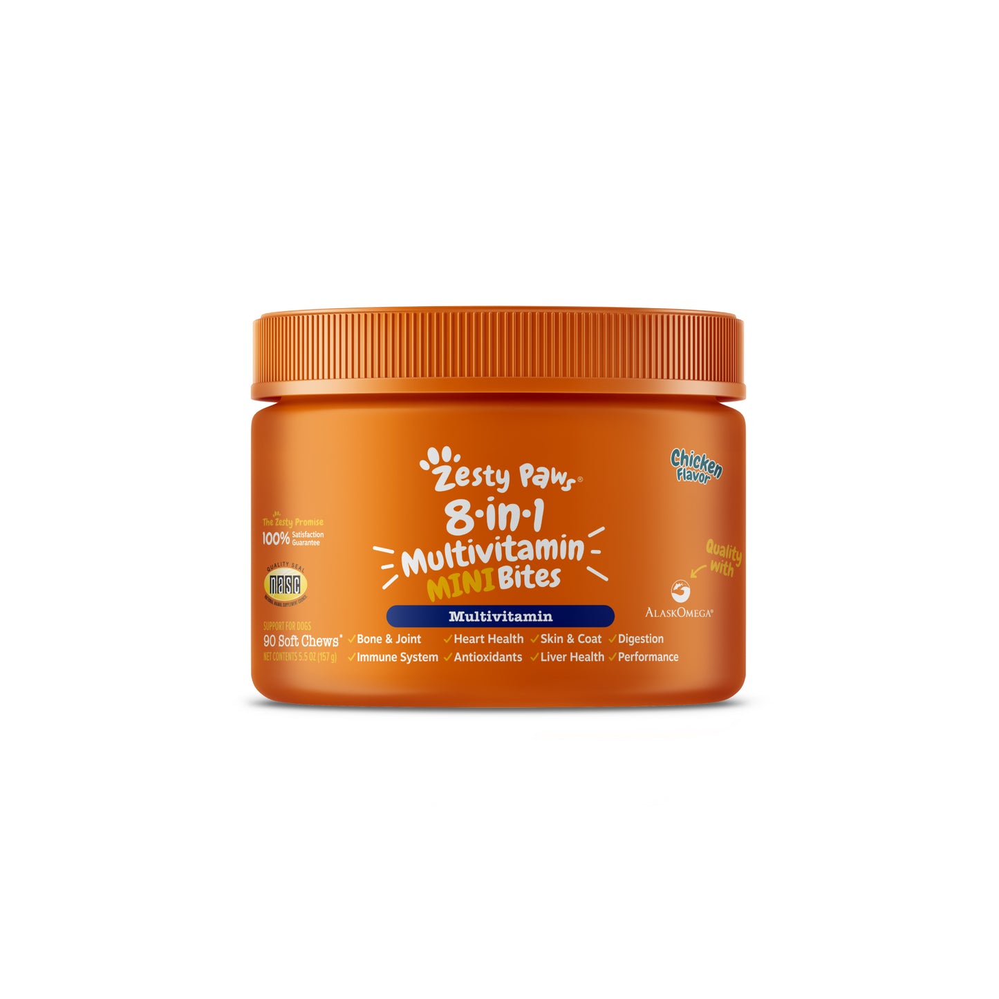 Zesty Paws 8-in-1 Multivitamin Dog Supplement Chews 90ct