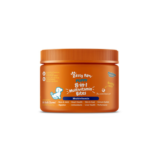 Zesty Paws 8-in-1 Multivitamin Dog Supplement Chews 90ct