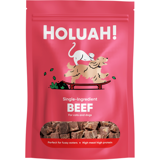 Holuah! Freeze Dried Beef Treats for Cats and Dogs 70g
