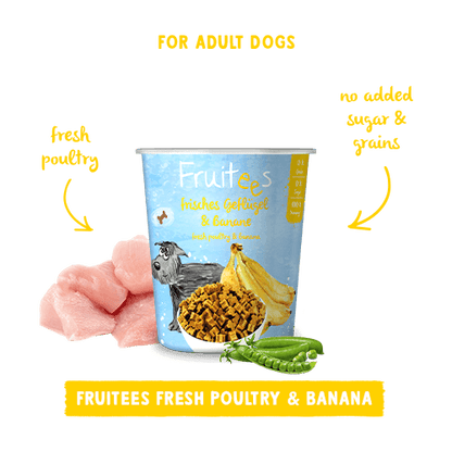 Bosch Fruitees Dog Treats Poultry and Banana