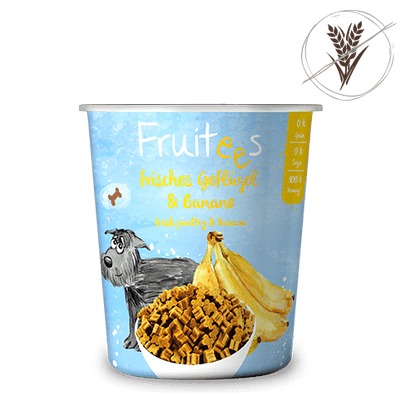 Bosch Fruitees Dog Treats Poultry and Banana