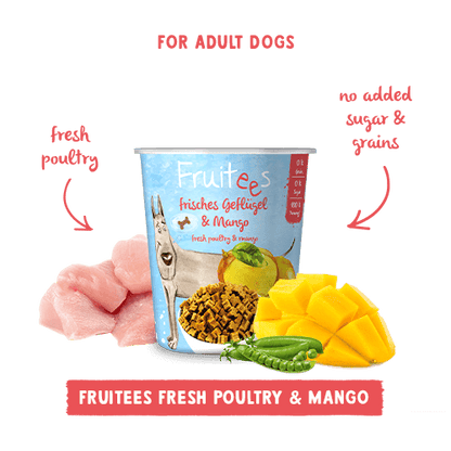 Bosch Fruitees Dog Treats Poultry and Mango