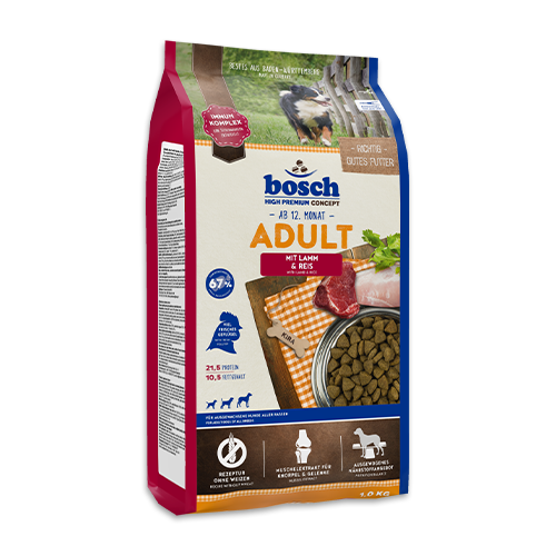 Bosch High Premium Concept Adult Lamb and Rice Dog Food 3kg