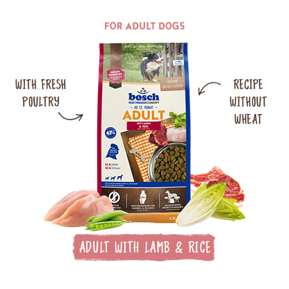Bosch High Premium Concept Adult Lamb and Rice Dog Food 15kg