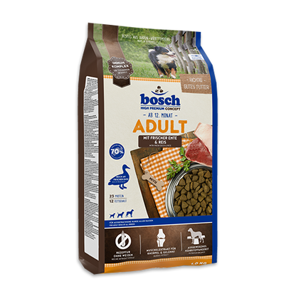 Bosch High Premium Concept Adult Duck and Rice Dog Food 15kg