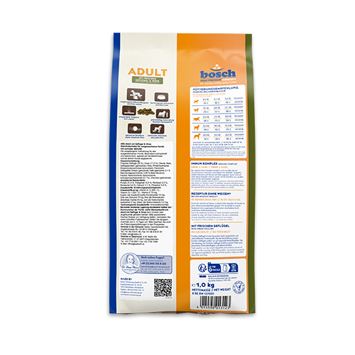 Bosch High Premium Concept Adult Poultry and Millet Dog Food 15kg