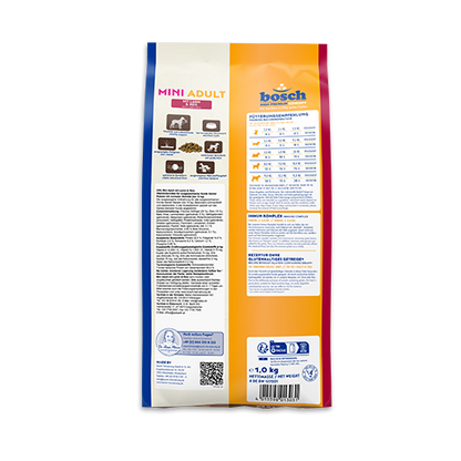 Bosch High Premium Concept Mini Adult Lamb and Rice Dog Food 3kg