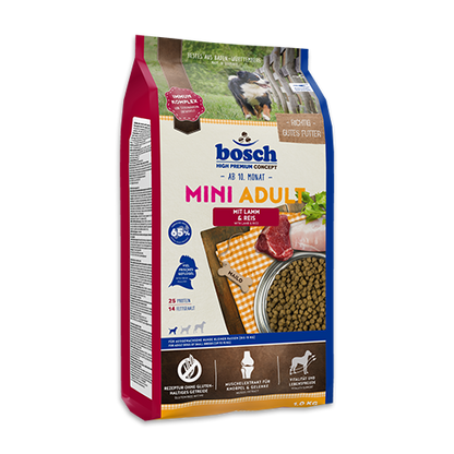 Bosch High Premium Concept Mini Adult Lamb and Rice Dog Food 15kg