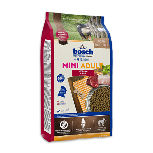 Bosch High Premium Concept Mini Adult Lamb and Rice Dog Food 15kg