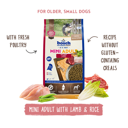 Bosch High Premium Concept Mini Adult Lamb and Rice Dog Food 15kg