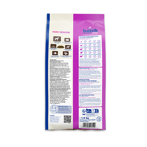 Bosch High Premium Concept Mini Senior Dog Food 2.5kg