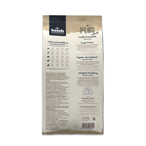 Bosch High Premium Soft Plus Adult Trout and Potato Dog Food 2.5kg