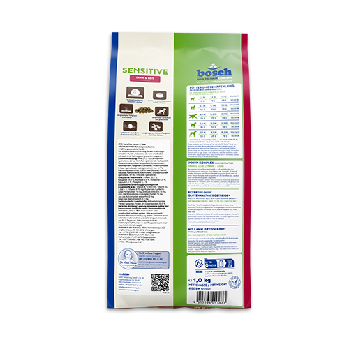 Bosch High Premium Concept Sensitive Lamb and Rice Dog Food 15kg